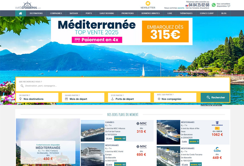 webcroisieres : une stratégie seo réussie